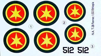 Lf Model C3240 Decals N.A. T-28D Fennec over Ethiopia 1/32