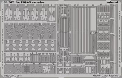 Eduard 32267 SET Ar 196A-3 exterior (REV) 1/32
