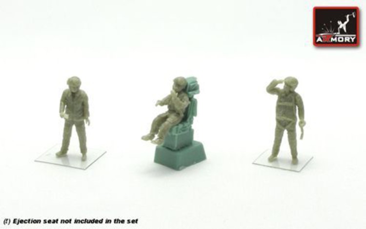 Armory ARF7212 Soviet pilots (modern frontline aviation) - 3 figures 1/72