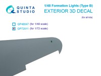 Quinta Studio QP72011 Навигационные Огни (Тип B) (для всех моделей) 1/72