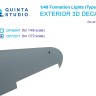 Quinta Studio QP72011 Навигационные Огни (Тип B) (для всех моделей) 1/72