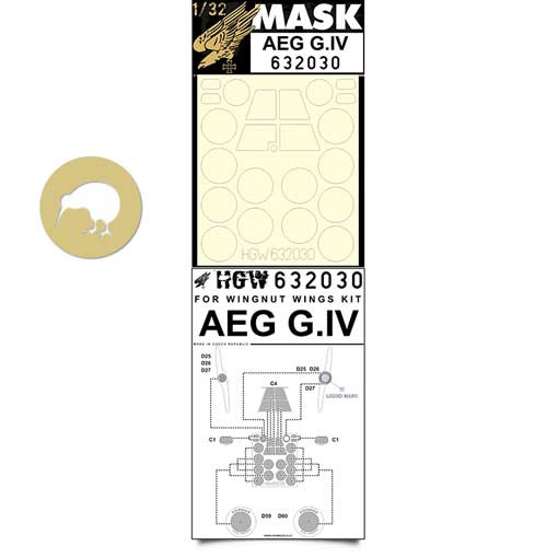 HGW 632030 Mask AEG G.IV (WNW) 1/32