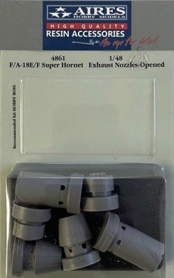 Aires 4861 F/A-18E/F S.Hornet exh.nozles opened (HOBBYB) 1/48