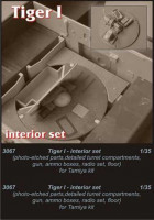 CMK 3067 Tiger I - interior set for TAM 1/35