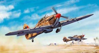 Trumpeter 02416 Самолет &quot;Харрикейн&quot; Mk IIC/Trop 1/24