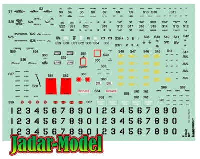 HGW 232002 P-47 Thunderbolt STENCILS декаль 1/32