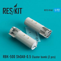 Reskit RS72-0140 RBK-500 ShOAB-0.5 Cluster bomb (2 pcs.) 1/72
