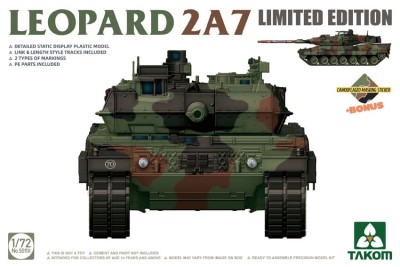 Takom 5011X LEOPARD 2A7 1/72