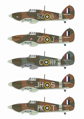Model Maker Decals MD32219 Hawker Hurricane Mk.II/Mk.IV in Polish service part 1 1/32
