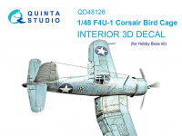 Quinta studio QD48126 F4U-1 Corsair (Birdcage) (Hobby Boss) 1/48