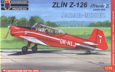 Kovozavody Prostejov 72023 Zlin Z-126 (Trener 2) 1/72