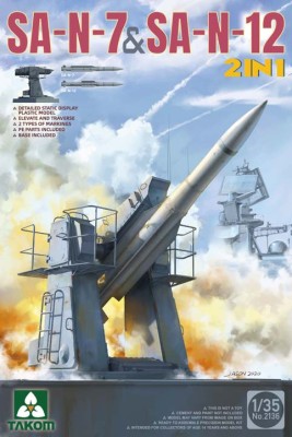 Takom 2136 Russian Navy SA-N-7 'Gadlfy' &amp; SA-N-12 'Grizzly' SAM 1/35