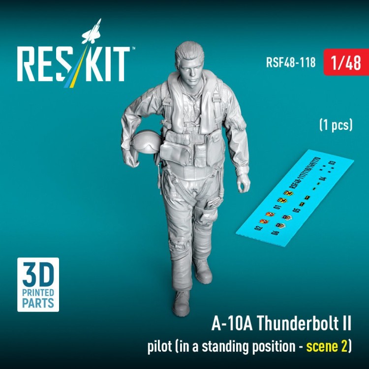 Reskit F48118 A-10A Thunderbolt II pilot standing p.(1 pc.) 1/48