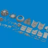 Eduard 6481102 BRASSIN Fw 190A-6 engine&fuselage guns (EDU) 1/48