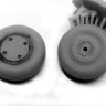 Maestro Models MMMK4939 J9 Seversky P-35 wheels (3D-Printed) 1/48