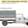 Miniart 35371 Tempo E400 Hochlader Pritsche, German 3-wheel 1/35