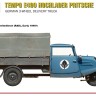 Miniart 35371 Tempo E400 Hochlader Pritsche, German 3-wheel 1/35