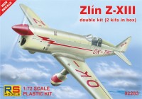 Rs Model 92283 Zlin Z-XIII (4x camo) 2-in-1 1/72