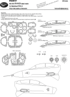 New Ware NWA-M1177 Mask MiG-29K ADVANCED (HOBBYB 81786) 1/48