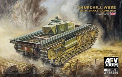 AFV Club AF35259 CHURCHILL AVRE With SNAKE LAUNCHER 1/35