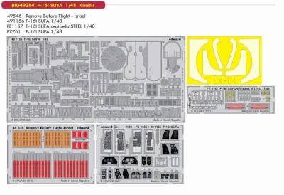 Eduard BIG49284 F-16I SUFA (KIN) 1/48