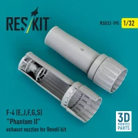 Reskit U32195 F-4 (E, J, F, G, S) 'Phantom II' exh.nozzles 1/32