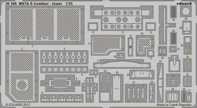 Eduard 36366 MSTA S howitzer - tower 1/35