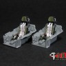 ЭВМ RS48104 Су-30СМ Катапультные кресла К-36Д-3.5 (подвесная 3D декаль) G.W.H. 1/48