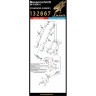 HGW 132667 Seatbelts Bf 109K-4 Fabric (KOTARE) 1/32