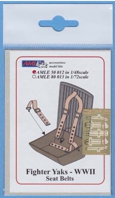 AML AMLE50012 Seatbelts Fighter Yaks WWII (PE set) 1/48
