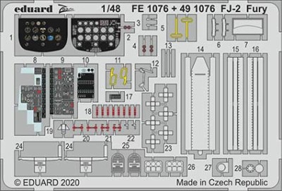 Eduard FE1076 1/48 FJ-2 Fury (KITTYH)