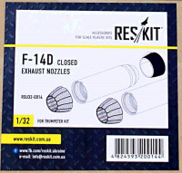 Reskit RSU32-0014 F-14 (D) closed exh.nozzles (TRUMP) 1/32