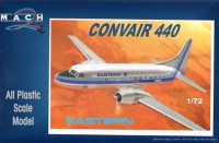 Mach 2 MACH7256 Convair CV-440 Decals Eastern with long radar nose 1/72