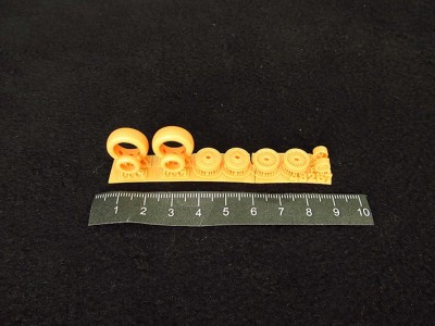 Metallic Details MDR48267 McDonnell F-4 Phantom II (C, D, E, F, G). Wheels (3d-printed) 1/48