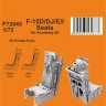 CMK P72045 F-15 D/DJ/E/I seats (ACAD) 3D-Printed 1/72
