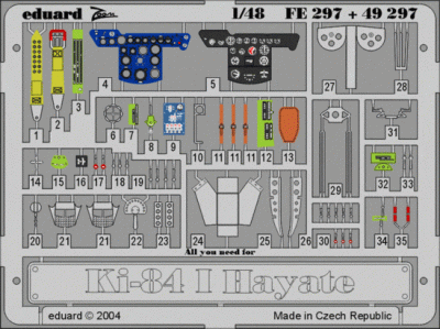 Eduard FE297 Ki-84 I Hayate HAS