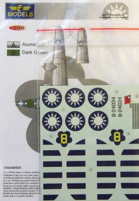 LF Model C7239 Decals B-24M Liberator over China(ACAD) 1/72