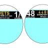 HGW 448003 Rivets (diameter 0,13mm, pitch 0,8mm / 1 mm) 1/48
