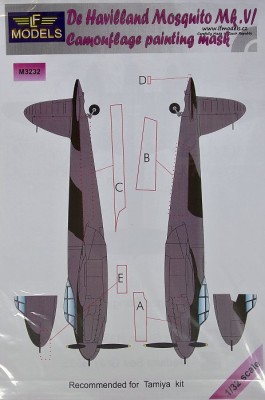 LF Model M3232 Mask De Havilland Mosquito Mk.VI (TAM) 1/32