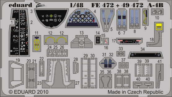 Eduard FE472 A-4B S.A. Hasegawa