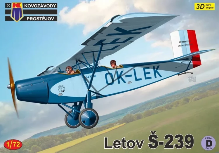 Kovozavody Prostejov 72542 Letov S-239 (3x camo) 1/72
