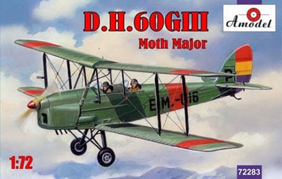 Amodel 72283 Самолет DH60G3 Moth Major