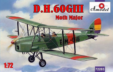 Amodel 72283 Самолет DH60G3 Moth Major