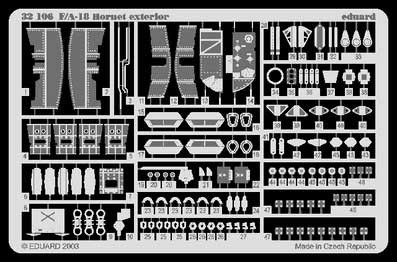 Eduard 32106 F-18 exterior ACA