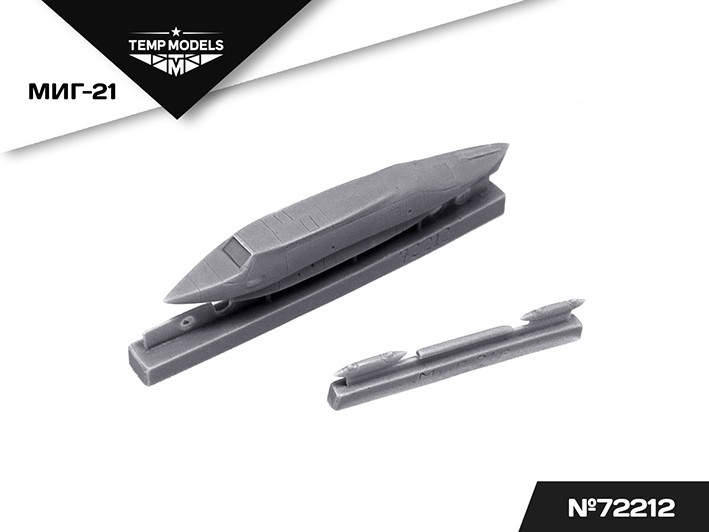 Temp Models 72212 Разведывательный Контейнер "Д" Для Миг-21Р 1/72