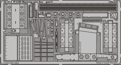 Eduard 32214 P-51B gun bay TRU