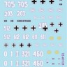 Star Decals 72-A1131 Windhund # 3. Panther Ausf.G from Pz-Reg. 16 and Pz-Brigade 111, and Pz.Kpfw.IV Ausf.J from 116. Pz Div. Windhund 1/72