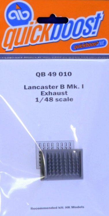 Quickboost QB49 010 Lancaster Mk.I exhaust (HK MOD.) 1/48