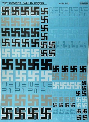 Print Scale C32036 Luftwaffe Insignia 1939-1945 (wet decal) 1/32