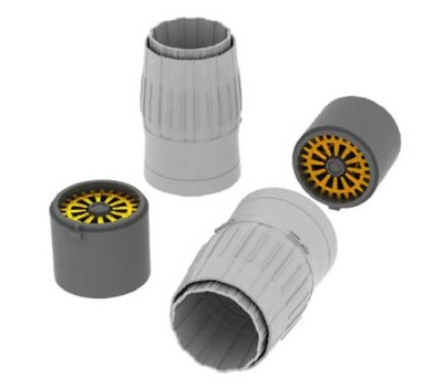 Eduard 672091 MiG-29A exhaust nozzles 1:72
